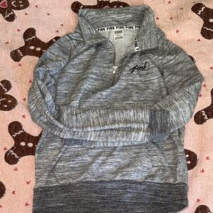PINK Victoria's Secret Gray Pullover Jacket